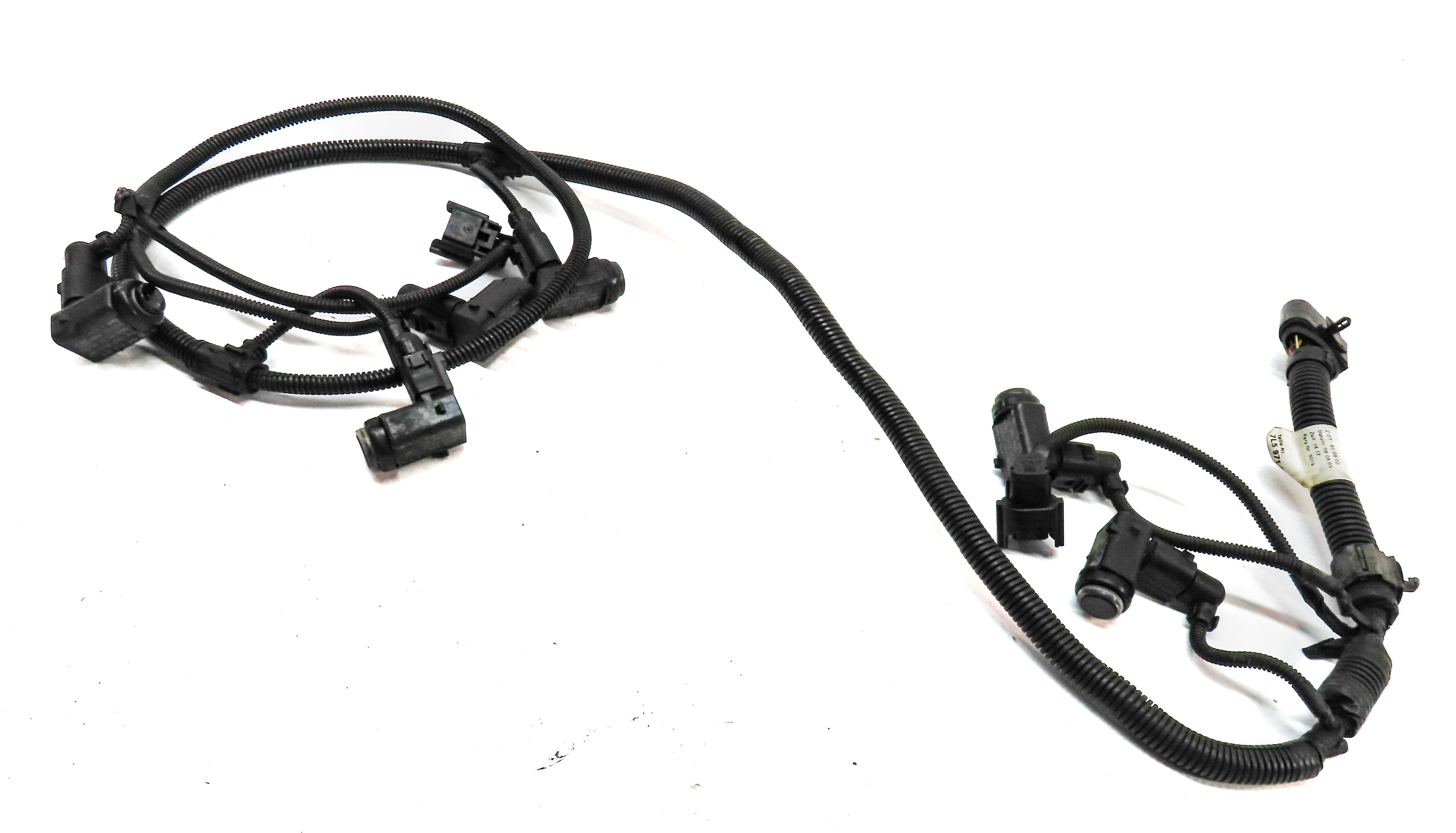 2004 PORSCHE CAYENNE 955 FRONT PARK ASSIST PDC DISTANCE CONTROL WIRE SENSOR SET — exact item pictured